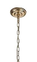 Coniston Pendant, 9 Light E14, French Gold/Crystal20kg