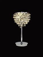 Coniston Table Lamp, 2 Light E14, Polished Chrome/Crystal