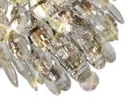 Coniston Wall Lamp, 1 Light E14, Polished Chrome/Crystal