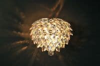 Coniston Wall Lamp, 2 Light E14, French Gold/Crystal
