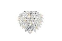Coniston Wall Lamp, 2 Light E14, Polished Chrome/Crystal