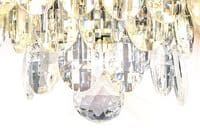 Coniston Wall Lamp, 2 Light E14, Polished Chrome/Crystal