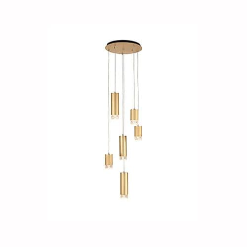 Cordelia 9 Light Multi Drop Brushed Satin Gold Pendant GSBFL2415-9