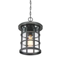 Crusade 1 Light Chain Lantern QZ-CRUSADE8-BLK