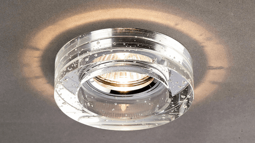 Crystal Bubble Downlight Round Rim Only Clear, EJZ30800 Required,