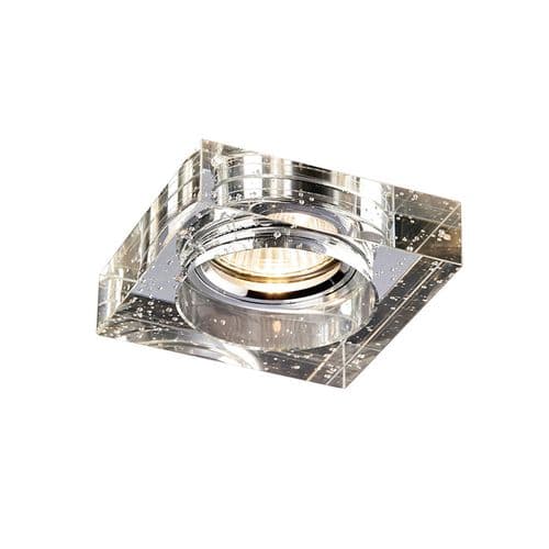 Crystal Bubble Downlight Square Rim Only Clear, EJZ30800 Required,