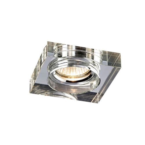 Crystal Downlight Deep Square Rim Only Clear, EJZ30800 Required,