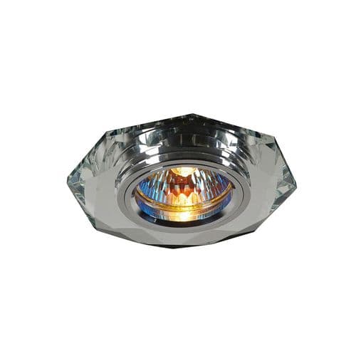 Crystal Downlight Octagonal Rim Only Clear, EJZ30800 Required,
