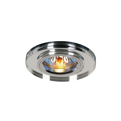 Crystal Downlight Shallow Round Rim Only Clear, EJZ30800 Required,