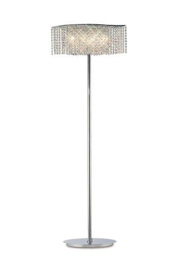 Curtis Floor Lamp 4 Light G9 Polished Chrome/Crystal