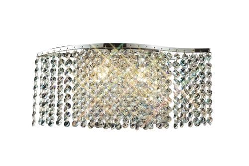 Curtis Wall Lamp Switched 2 Light G9 Polished Chrome/Crystal