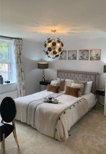 Dandy 12 Light Pendant Sphere Shape Multi Pendant Black and Gold GSBFL2386-12