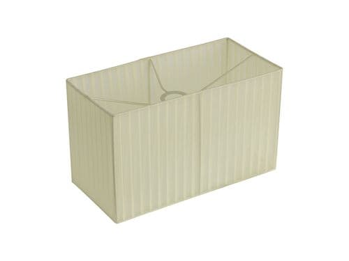 Darby Rectangle Organza Shade, 380x190x230mm, Cream, For Table Lamp