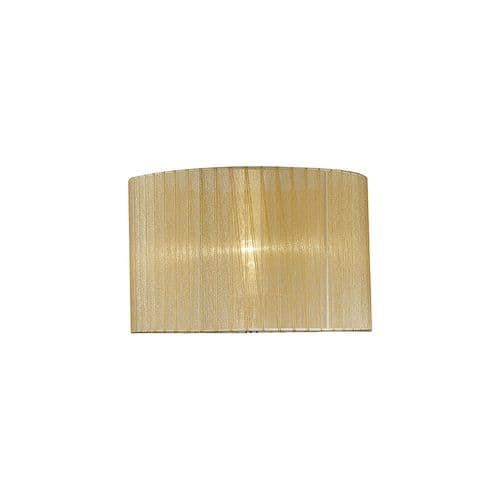 Darby Round Organza Shade Soft Bronze 360mm x 230mm, Suitable For Table Lamp