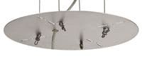 Additions 300mm, 3m Universal Suspension Plate c/w Power Cable For Lowering Flush Fittings,