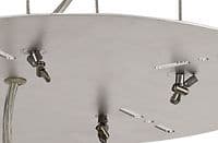Additions 300mm, 3m Universal Suspension Plate c/w Power Cable For Lowering Flush Fittings,