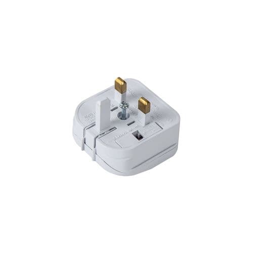 Additions 3A EU-UK White Flip Model Plug Converter