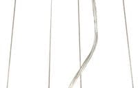 Additions 400mm, 3m Universal Suspension Plate c/w Power Cable For Lowering Flush Fittings,