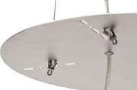 Additions 400mm, 3m Universal Suspension Plate c/w Power Cable For Lowering Flush Fittings,