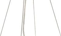 Additions 600mm, 3m Universal Suspension Plate c/w Power Cable For Lowering Flush Fittings,