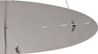 Additions 600mm, 3m Universal Suspension Plate c/w Power Cable For Lowering Flush Fittings,