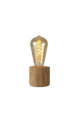 Aida Table Lamp, 1 Light E27, Wood