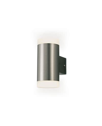 Alpin Up & Downward Lighting Cylinder Wall Lamp, 2x4W LED IP44, Ext/Interior, 4000K