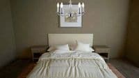 Aberbran 1 Light Switched Wall Lamp Without Shade, E14 Polished Chrome
