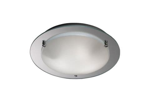 Brooklyn Ceiling, 450mm Round, 3 Light E27 Polished Chrome