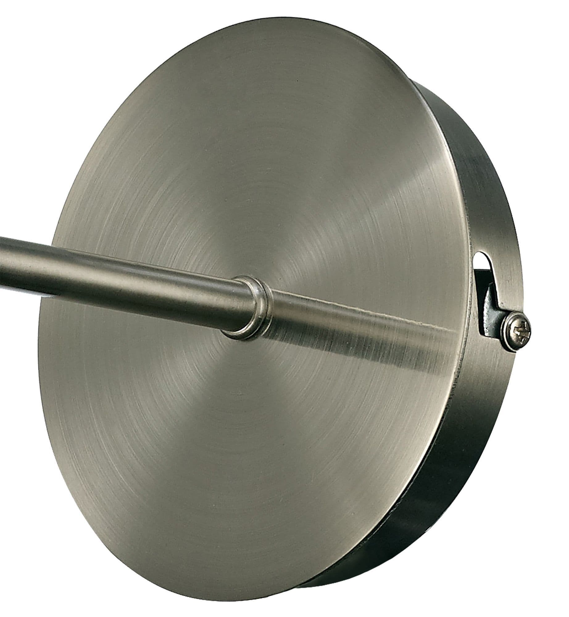 Carlton 1 Light Unswitched Wall Lamp Without Shade E27 Satin Nickel