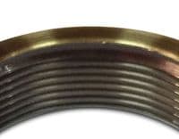 Dreifa Deeper Lampholder Ring, Antique Brass, Suitable For: D0177