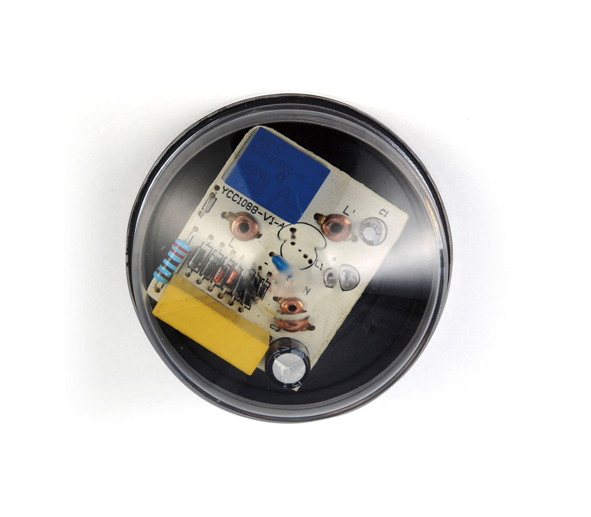 Espial Wall Mounted Photocell Kit IP65 5-45Lux 10A Clear Cover/Black