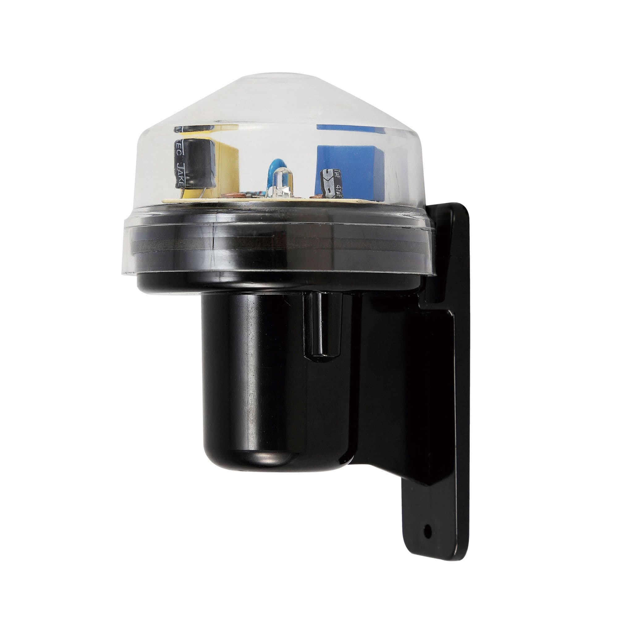 Espial Wall Mounted Photocell Kit IP65 5-45Lux 10A Clear Cover/Black