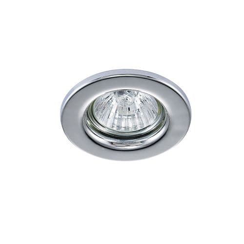 Hudson GU10 Fixed Downlight Polished Chrome, Cut Out: 60mm