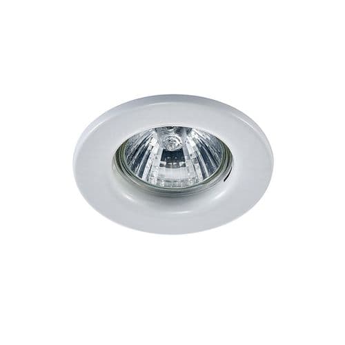 Hudson GU10 Fixed Downlight White, Cut Out: 60mm