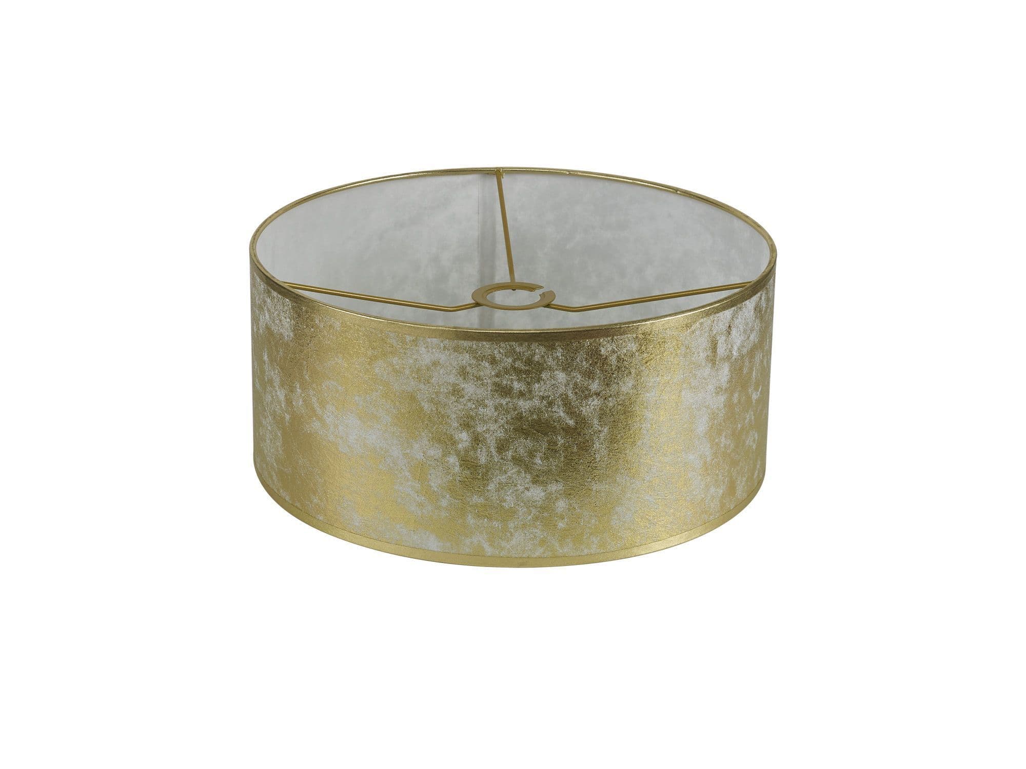 Round Gold Foil Shade Wide