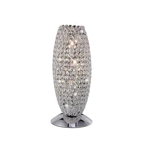 Drake Table Lamp 3 Light G9 Polished Chrome/Crystal