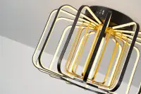 Echo Matt Black, Painted Gold Ceiling lamp CSBCM1401