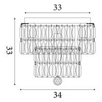 Empire 4Lt Flush - Chrome Metal & Clear Crystal