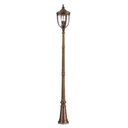 English Bridle 3 Light Large Lamp Post - British Bronze FE-EB5-L-BRB