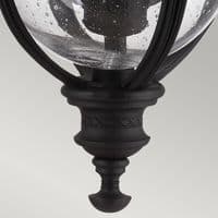 English Bridle 3 Light Medium Chain Lantern - Black FE-EB8-M-BLK
