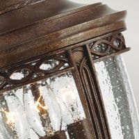 English Bridle 3 Light Medium Chain Lantern - British Bronze FE-EB8-M-BRB