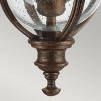 English Bridle 3 Light Medium Chain Lantern - British Bronze FE-EB8-M-BRB