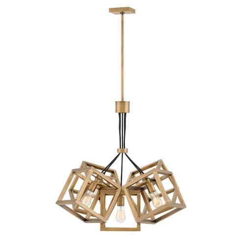 Ensemble 5 Light Pendant - Brushed Bronze QN-ENSEMBLE5P-BB