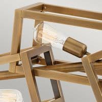 Ensemble 6 Light Pendant - Brushed Bronze QN-ENSEMBLE6-BB