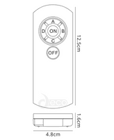 Espial 4 Channel Infrared Remote Control White