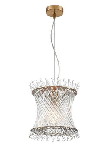 Ethereal 1lt Pendant In Aged Brass GSBPCH482