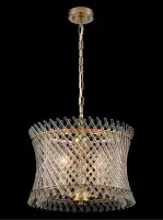 Ethereal 3lt Pendant In Aged Brass GSBFL2511-3