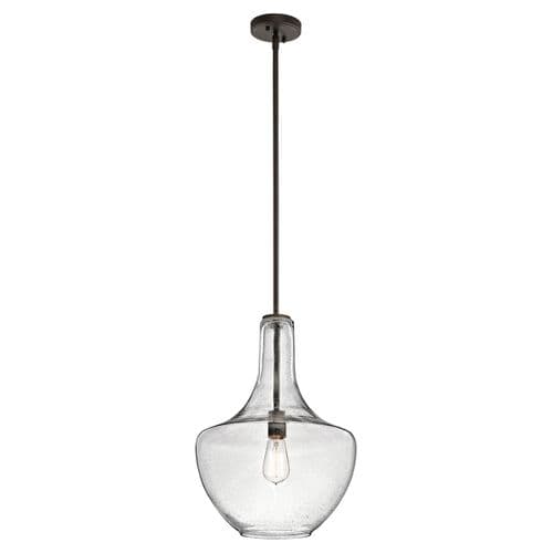 Everly 1 Light Medium Pendant - Olde Bronze KL-EVERLY-P-M-OZ