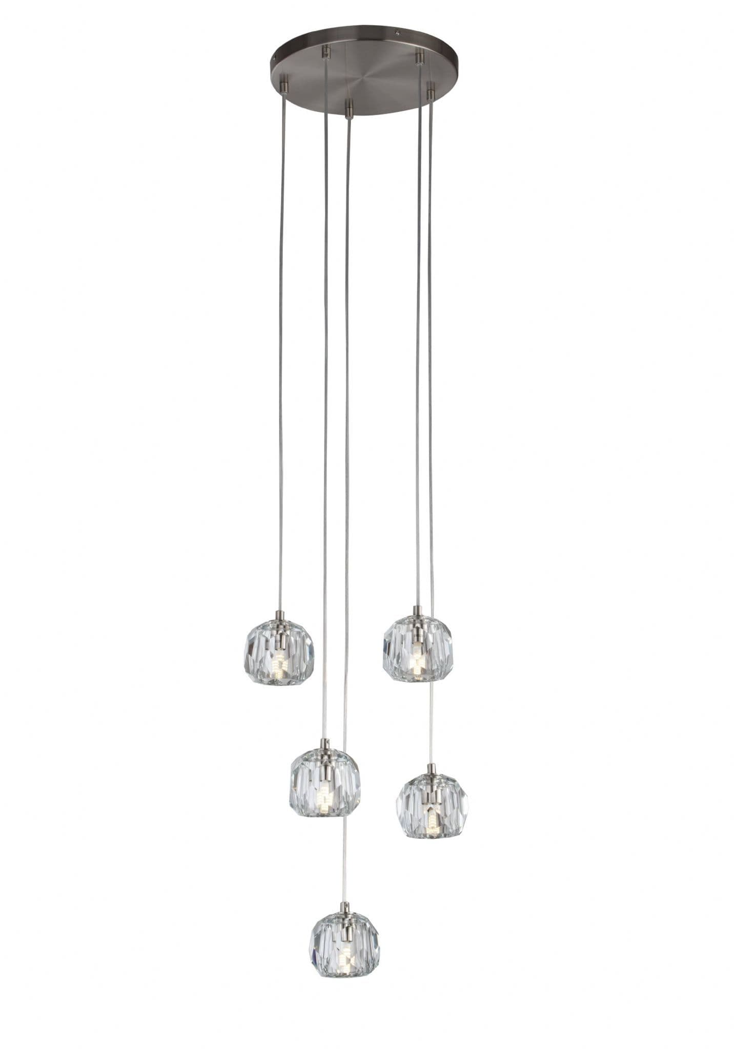 Five Light Round Crystal Lifestyle Five Light Round Pendant